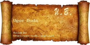 Ugor Buda névjegykártya